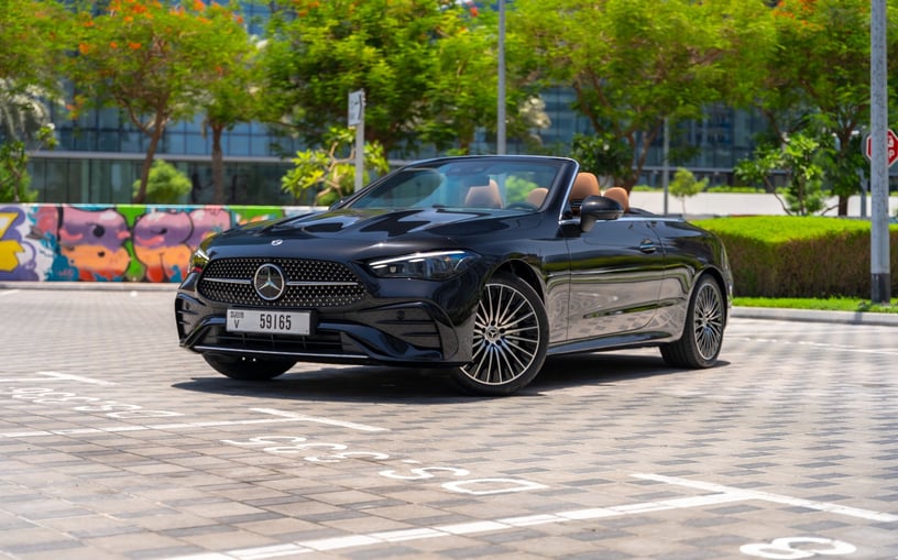 Mercedes CLE 200 AMG cabriolet/convertible (Black), 2025 for rent in Dubai