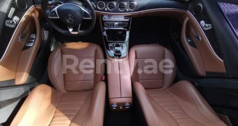 Mercedes E Class (Black), 2018 for rent in Dubai
