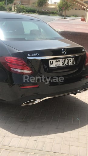 Mercedes E Class (Black), 2019 for rent in Dubai