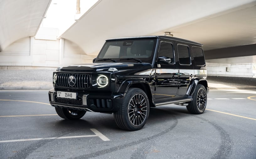 Mercedes G63 AMG (Black), 2025 - leasing offers in Abu Dhabi
