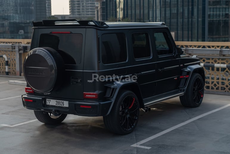 Mercedes G63 Brabus (Noir), 2020 &agrave; louer &agrave; Abu Dhabi