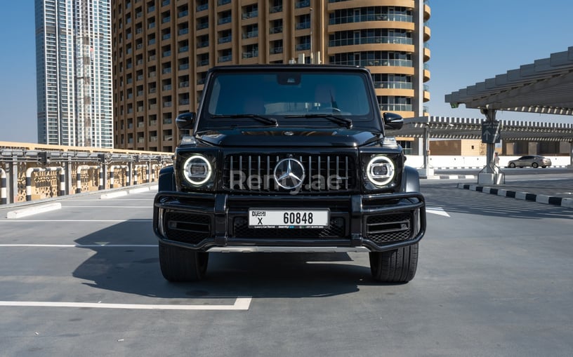إيجار مرسيدس G63 AMG (أسود), 2020 في أبو ظبي