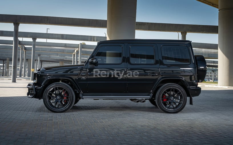 Mercedes G63 AMG (Black), 2021 for rent in Abu Dhabi