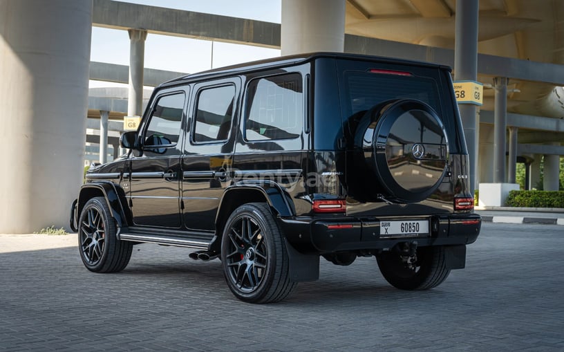 Mercedes G63 AMG (Black), 2021 for rent in Abu Dhabi