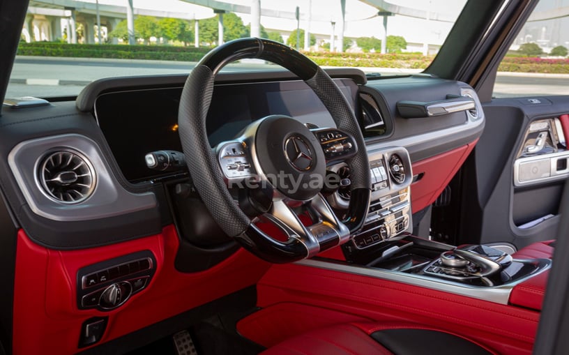 Mercedes G63 AMG (Black), 2021 for rent in Abu Dhabi