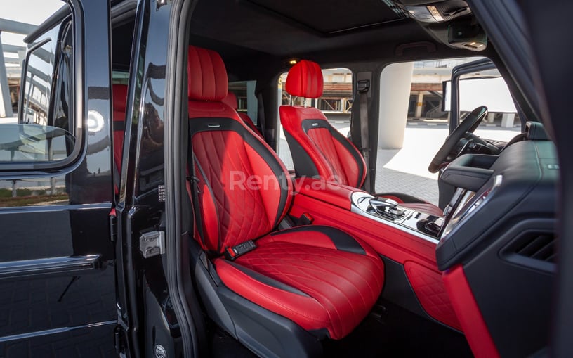 Mercedes G63 AMG (Black), 2021 for rent in Abu Dhabi