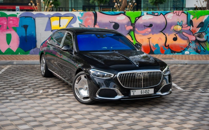 Mercedes Maybach S580 (Zwart), 2023 - lease-aanbiedingen in Abu Dhabi
