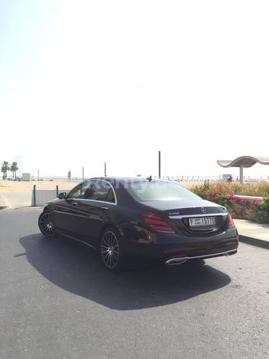 Mercedes S Class (Black), 2018 for rent in Dubai
