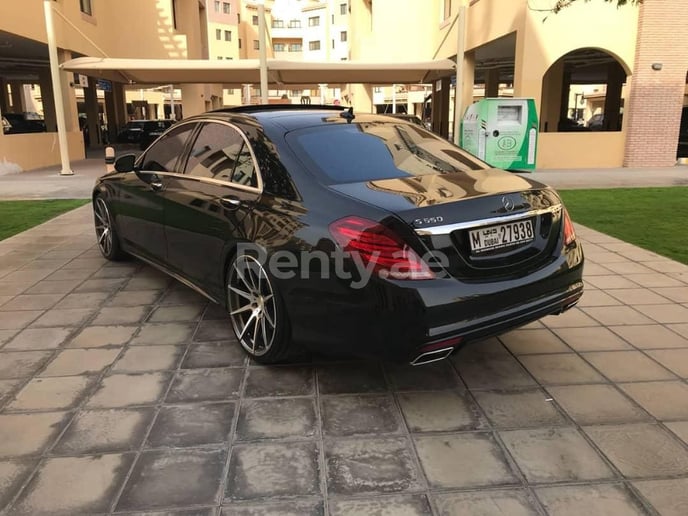 Mercedes S550 (Black), 2015 for rent in Dubai