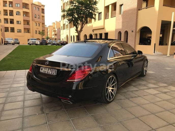 Mercedes S550 (Black), 2015 for rent in Dubai
