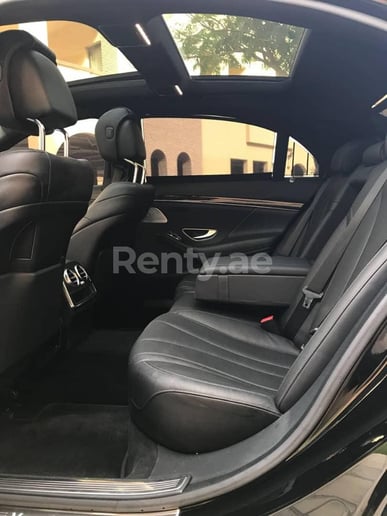 Mercedes S550 (Black), 2015 for rent in Dubai