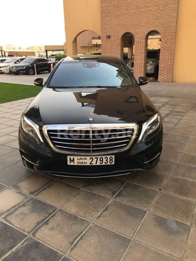Mercedes S550 (Black), 2015 for rent in Dubai