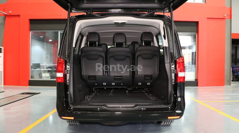 Mercedes V250 (Black), 2018 for rent in Abu Dhabi