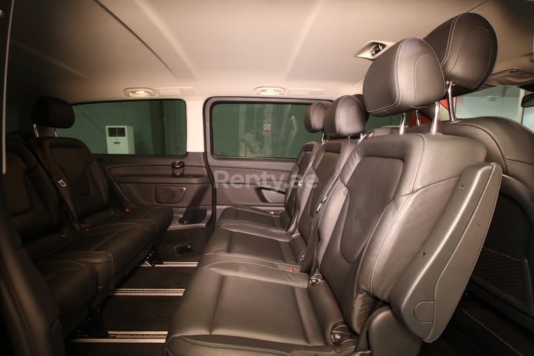 Mercedes V250 (Black), 2018 for rent in Abu Dhabi