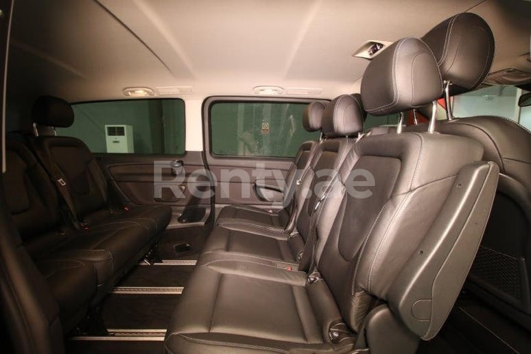Mercedes V250 (Black), 2018 for rent in Abu Dhabi