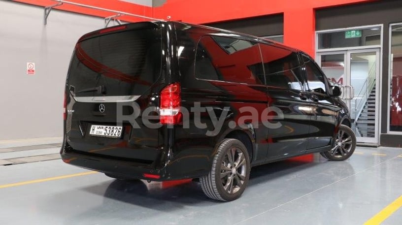 Mercedes V250 (Black), 2018 for rent in Abu Dhabi