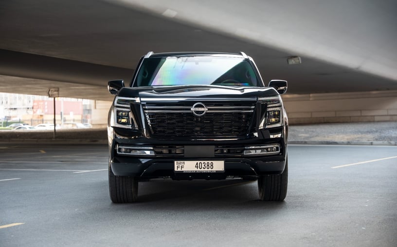 Nissan Patrol Platinum LE PLATI (Black), 2026 for rent in Ras Al Khaimah