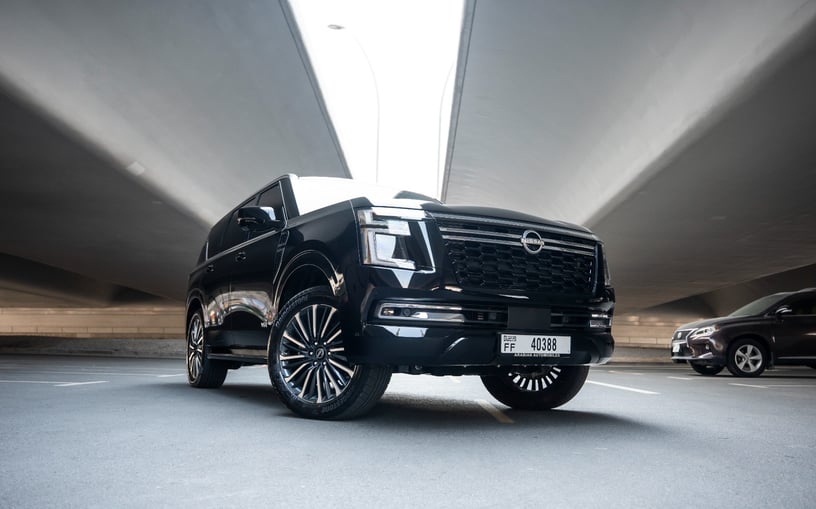 Nissan Patrol Platinum LE PLATI (Black), 2026 for rent in Ras Al Khaimah