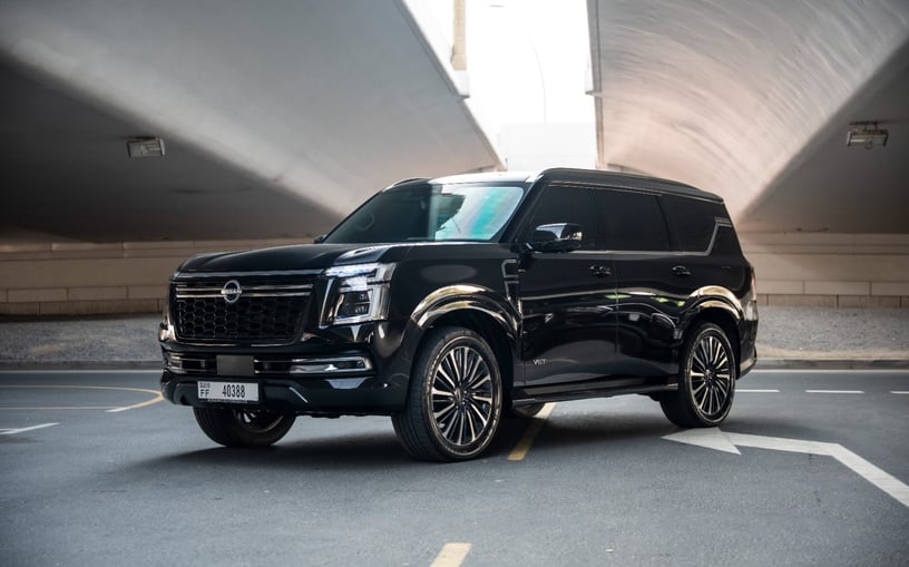 Nissan Patrol Platinum LE PLATI (Black), 2026 for rent in Ras Al Khaimah