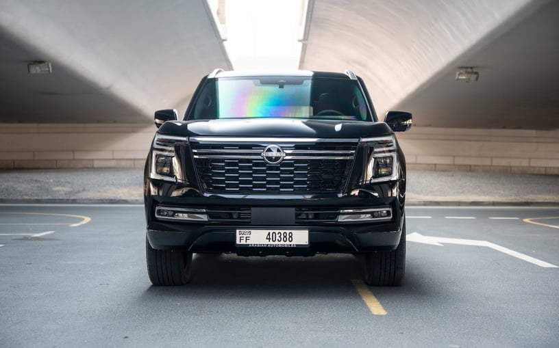 Nissan Patrol Platinum LE PLATI (Black), 2026 for rent in Ras Al Khaimah