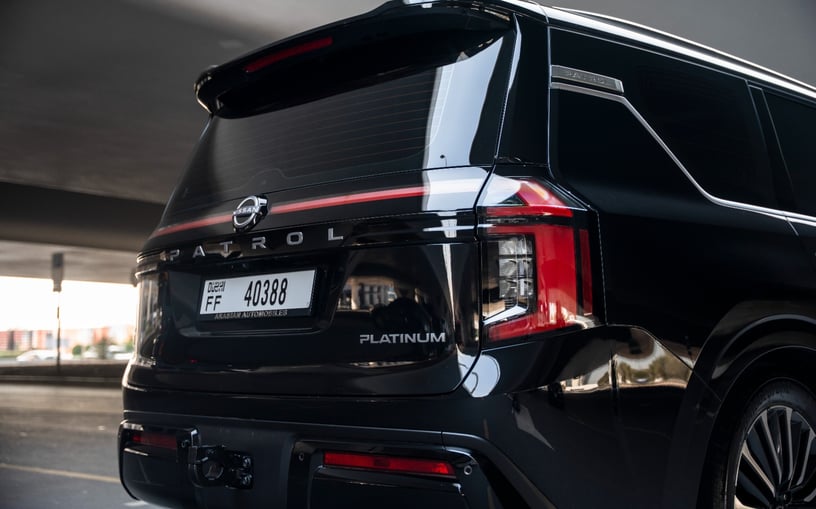 Nissan Patrol Platinum LE PLATI (Black), 2026 for rent in Ras Al Khaimah