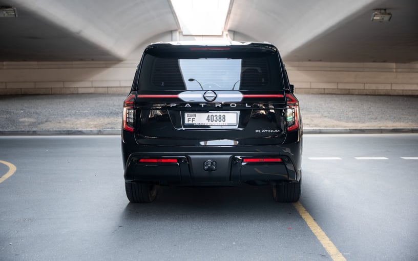 Nissan Patrol Platinum LE PLATI (Black), 2026 for rent in Ras Al Khaimah