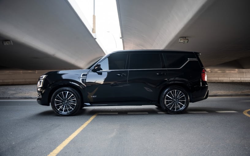 Nissan Patrol Platinum LE PLATI (Black), 2026 for rent in Ras Al Khaimah