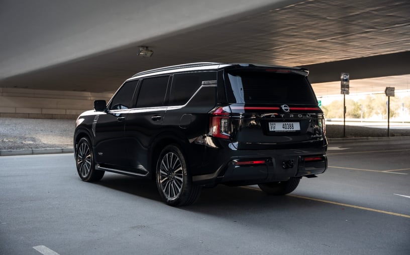 Nissan Patrol Platinum LE PLATI (Black), 2026 for rent in Ras Al Khaimah