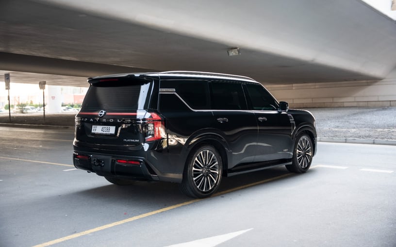 Nissan Patrol Platinum LE PLATI (Black), 2026 for rent in Ras Al Khaimah