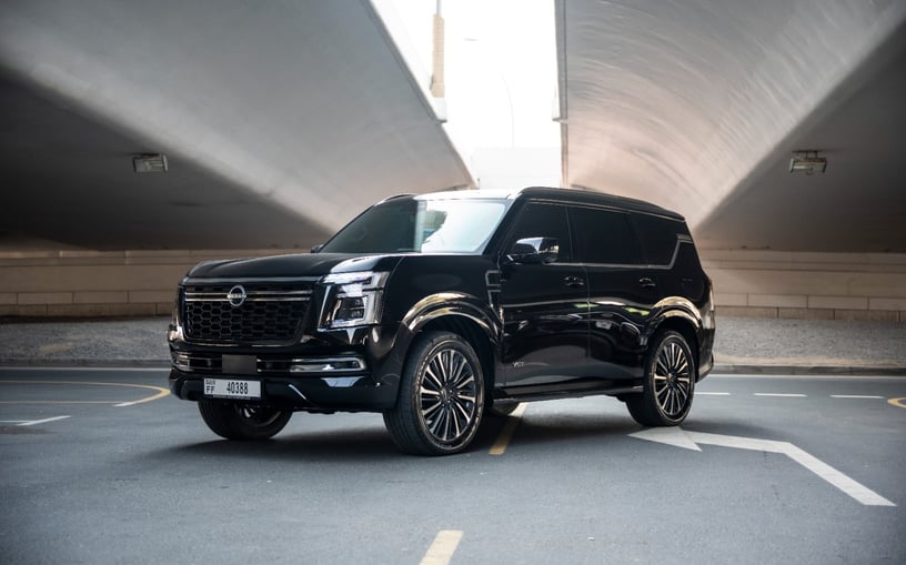 Nissan Patrol Platinum LE PLATI (Black), 2026 for rent in Ras Al Khaimah