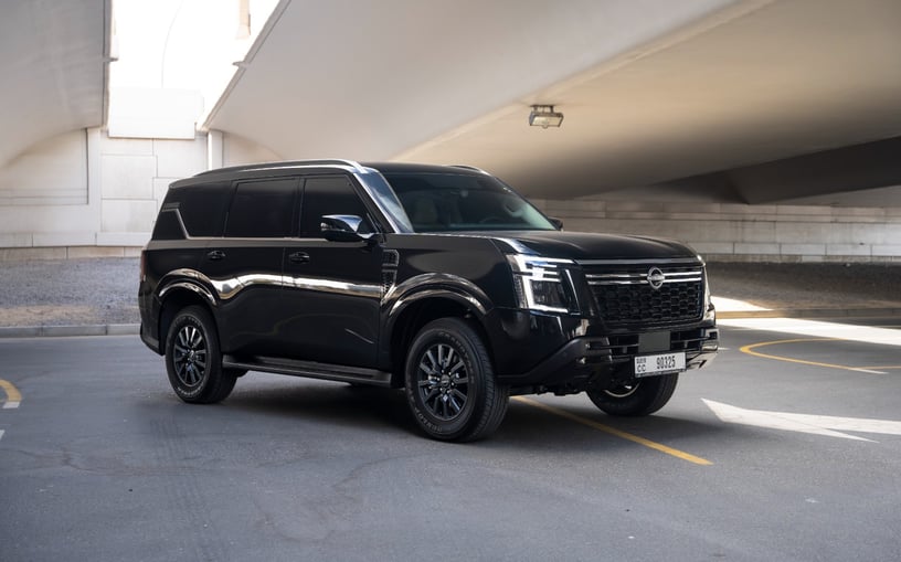 Nissan Patrol SE (Zwart), 2025 te huur in Sharjah