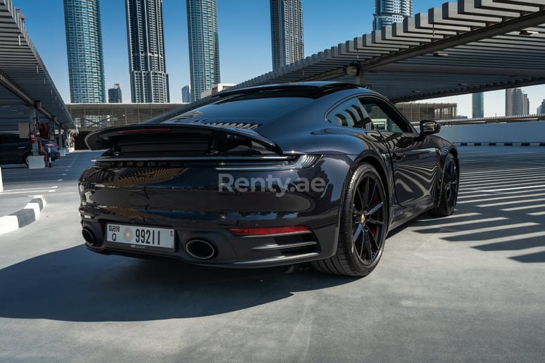 Porsche 911 Carrera S (Black), 2021 for rent in Dubai