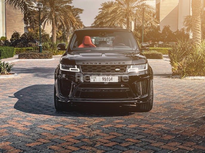 إيجار رانج روفر سبورت SVR (أسود), 2022 في دبي