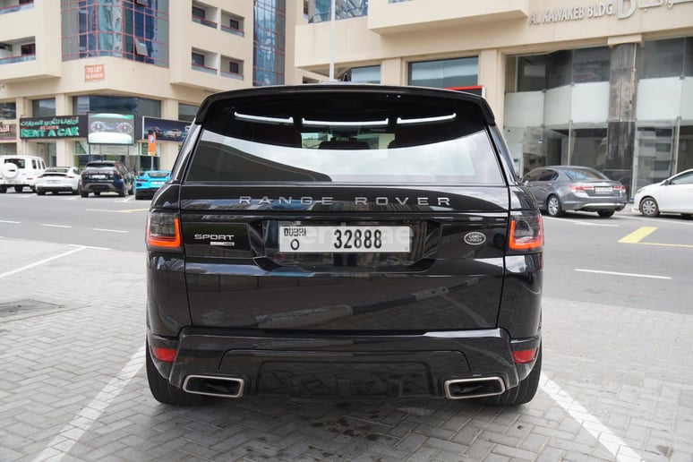 إيجار رانج روفر سبورت (أسود), 2019 في الشارقة