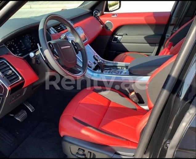 Range Rover Sport (Noir), 2020 &agrave; louer &agrave; Duba&iuml;
