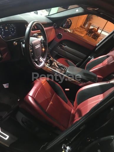 Range Rover Sport (Noir), 2020 &agrave; louer &agrave; Duba&iuml;