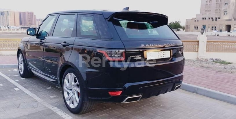 Range Rover Sport (Noir), 2020 &agrave; louer &agrave; Duba&iuml;