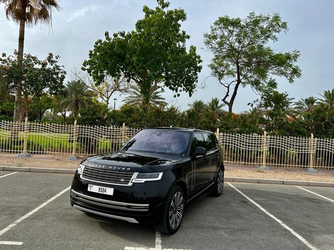 Range Rover Vogue Super Charged (Black), 2023 for rent in Dubai 0