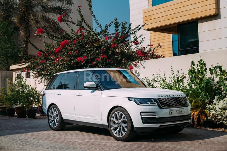 Range Rover Vogue (Noir), 2019 &agrave; louer &agrave; Duba&iuml;