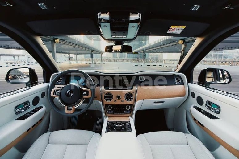 Rolls Royce Cullinan Mansory (Black), 2020 for rent in Dubai