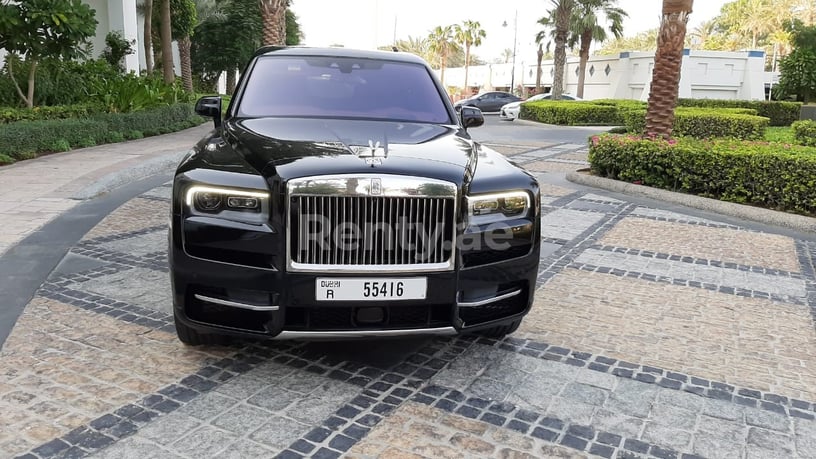 Rolls Royce Cullinan (Black), 2020 for rent in Dubai