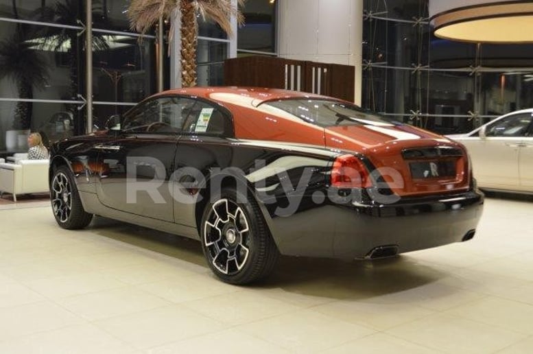 Dubai'de kiralık Rolls Royce Wraith-BLACK BADGE ADAMAS 1 OF 40 (Siyah), 2019