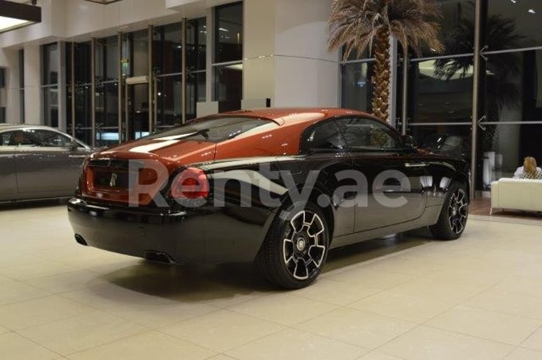 Dubai'de kiralık Rolls Royce Wraith-BLACK BADGE ADAMAS 1 OF 40 (Siyah), 2019