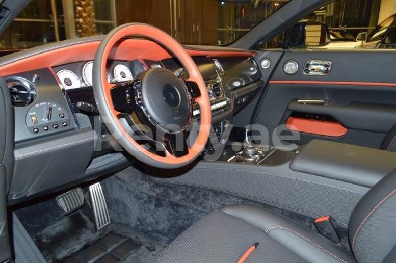 Dubai'de kiralık Rolls Royce Wraith-BLACK BADGE ADAMAS 1 OF 40 (Siyah), 2019