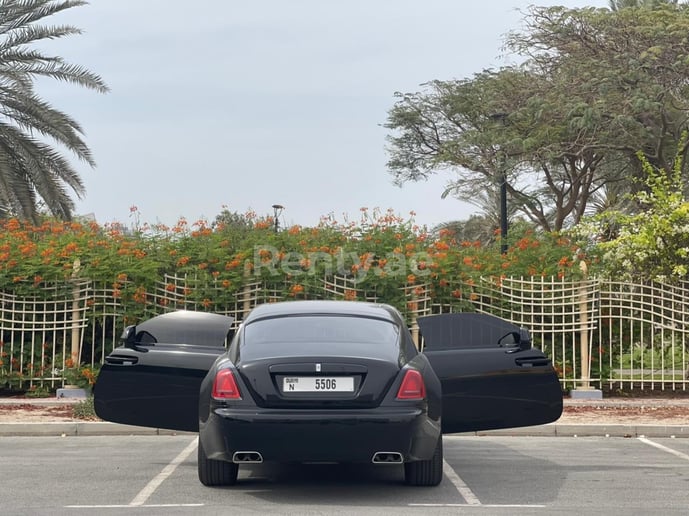 Rolls Royce Wraith (Negro), 2020 para alquiler en Dub&aacute;i