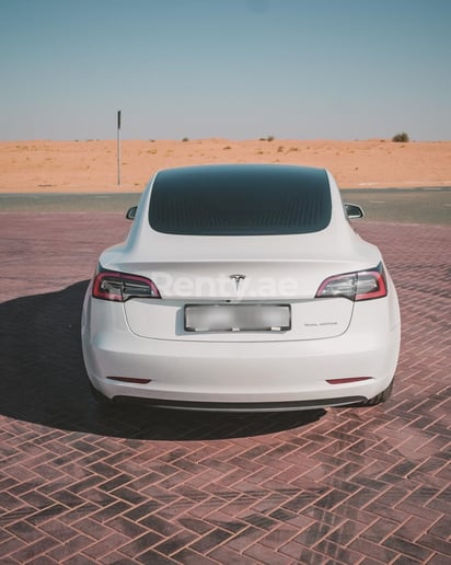 在迪拜 租 特斯拉Model 3 (白色), 2020
