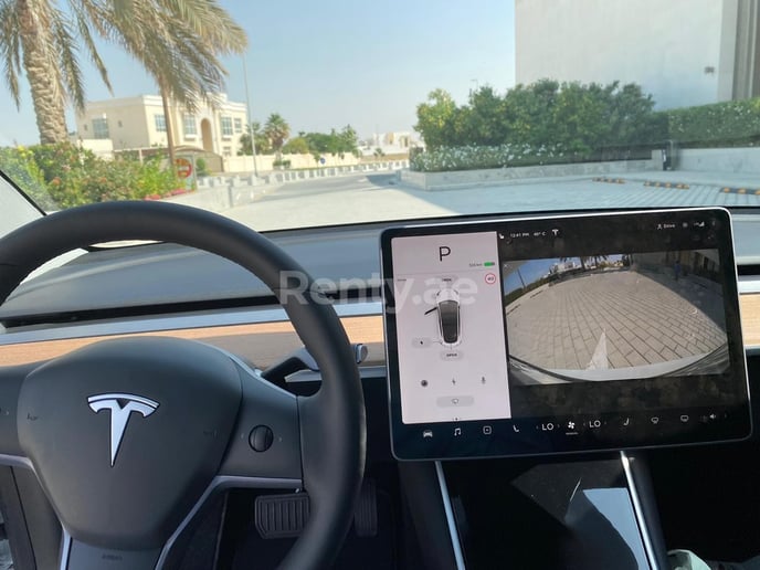 在迪拜 租 特斯拉Model 3 (白色), 2020