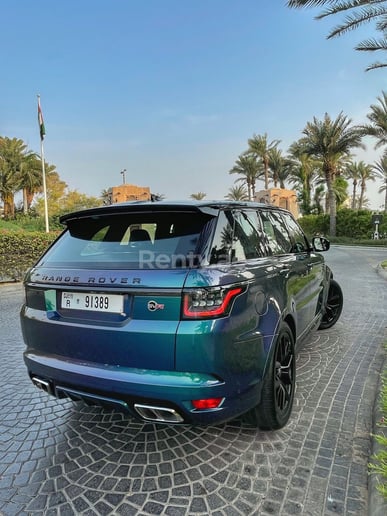 Range Rover Sport SVR (Bleue), 2020 &agrave; louer &agrave; Duba&iuml;
