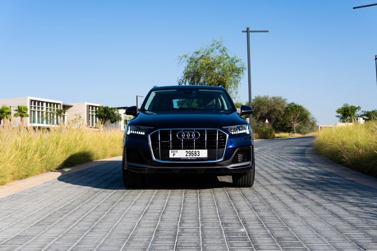 Audi Q7 (Blue), 2024 for rent in Dubai