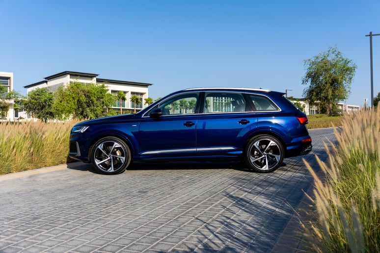 Audi Q7 (Blue), 2024 for rent in Dubai